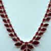Red Wine Silver Necklace